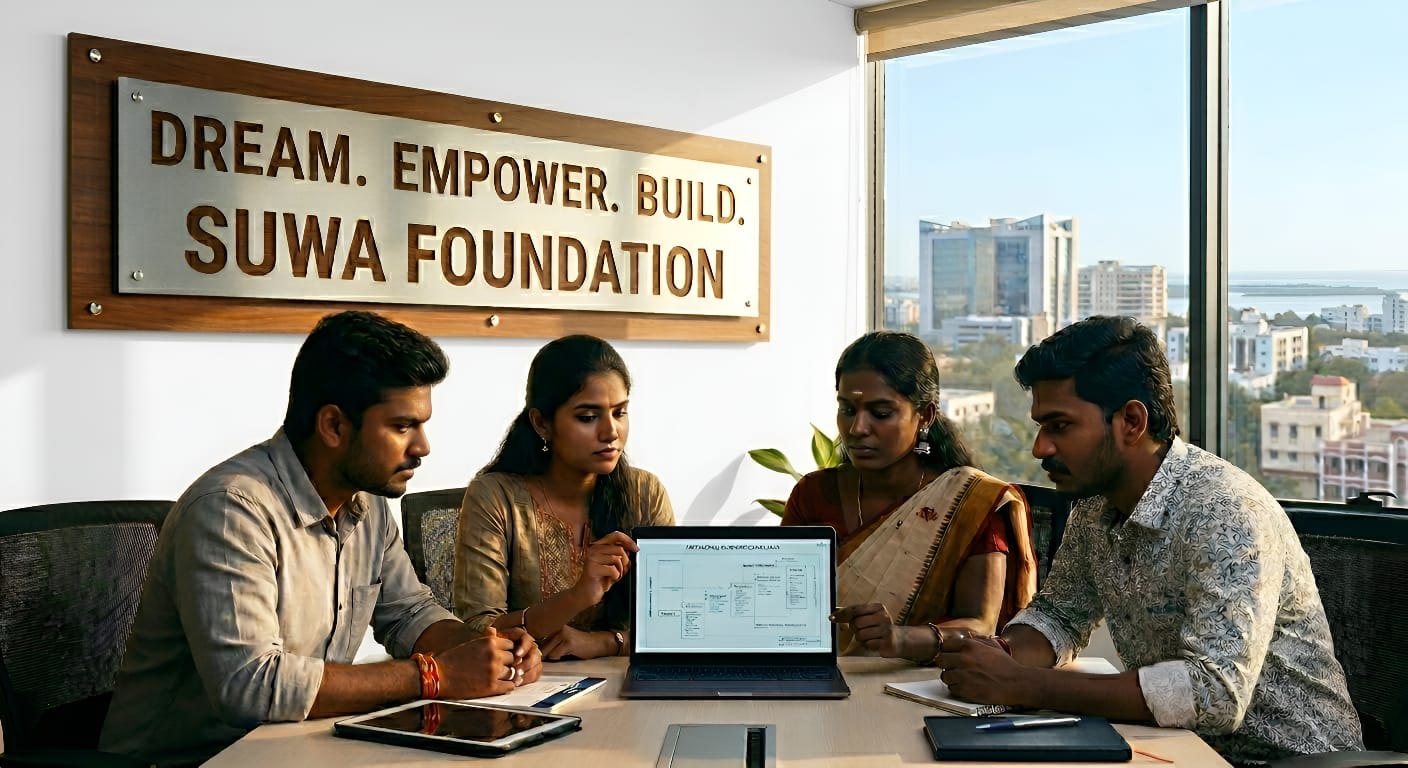 First-generation graduates working on engineering projects